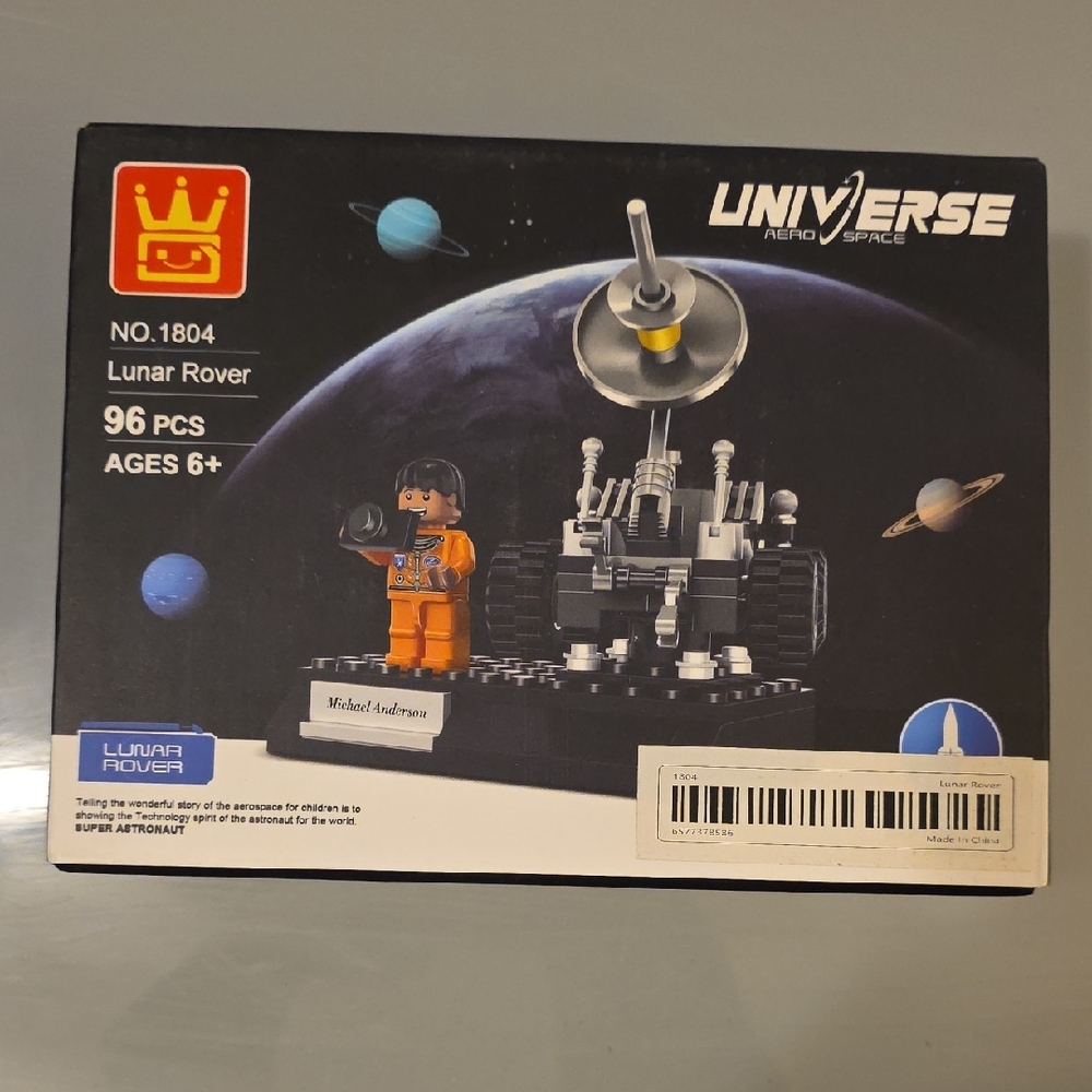 (J64) Space Lunar Rover Building / Lego  Set -